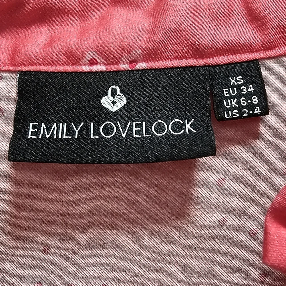 Emily Lovelock Coral Embroidered Boho Blouse Sz XS - Picture 3 of 7